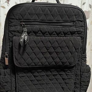 Vera Bradley Quilted Black Backpack